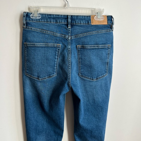 Frank & Oak The High Rise Kim Slim Fit Jean in Medium Indigo Size 28 - Picture 7 of 14